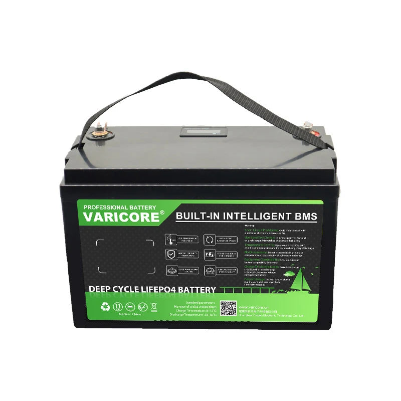 VariCore LiFePO4 Battery – 12V/12.8V, 60Ah-310Ah, Lithium Iron Phosphate for Travel & Camping