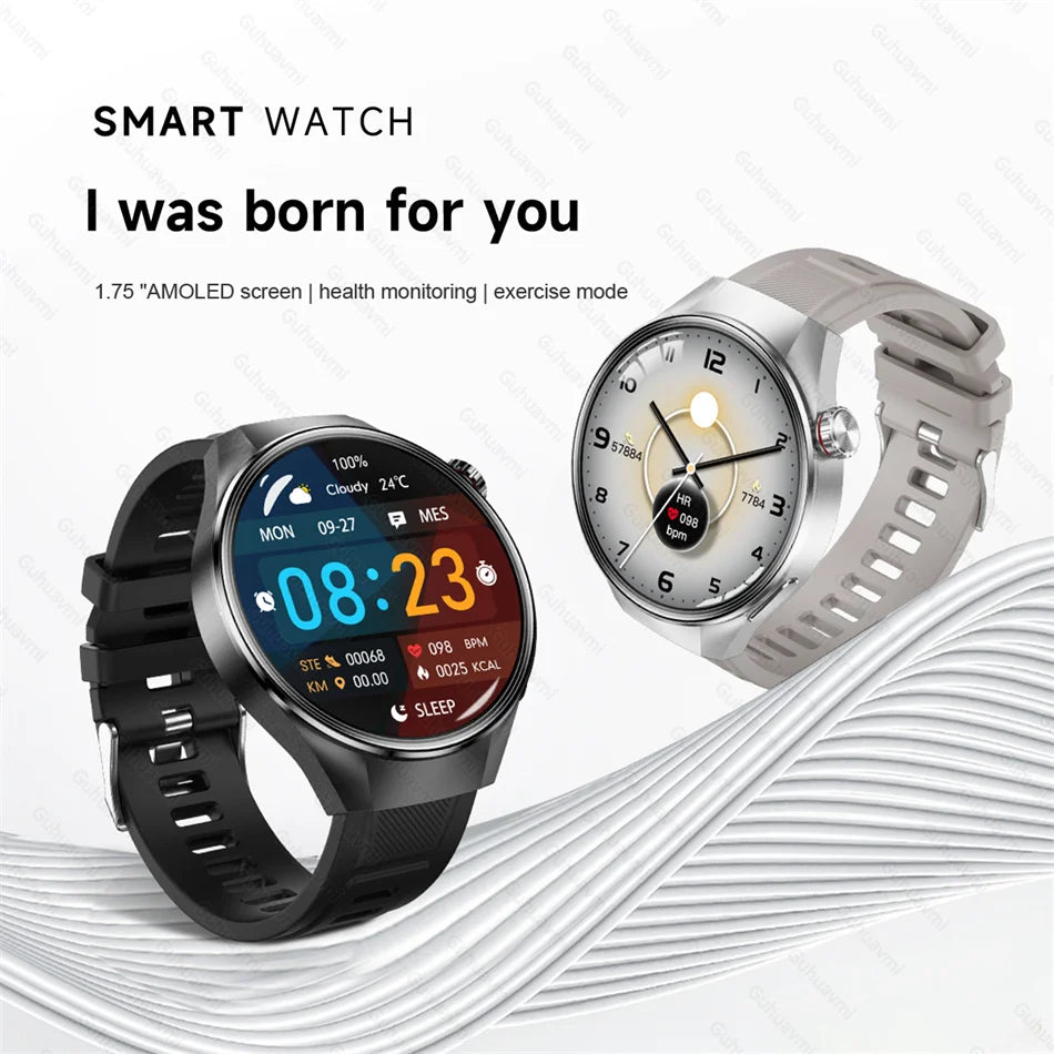 G5 Pro 2025 Smartwatch – 1.75” AMOLED, GPS, Heart Rate & Bluetooth Call, IP68
