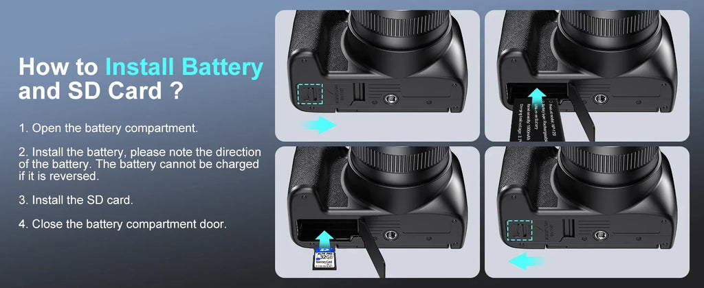 "72MP 4K DSLR – 12X Zoom, 3” Flip Screen, YouTube & Vlog Ready"