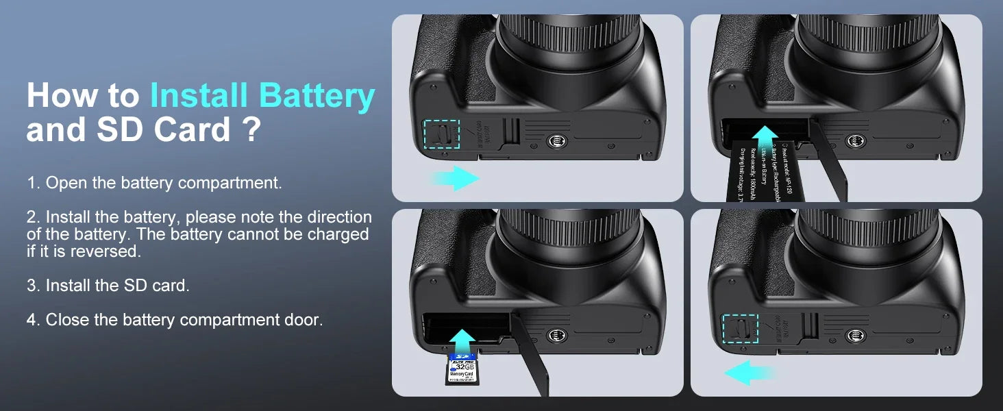 "72MP 4K DSLR – 12X Zoom, 3” Flip Screen, YouTube & Vlog Ready"