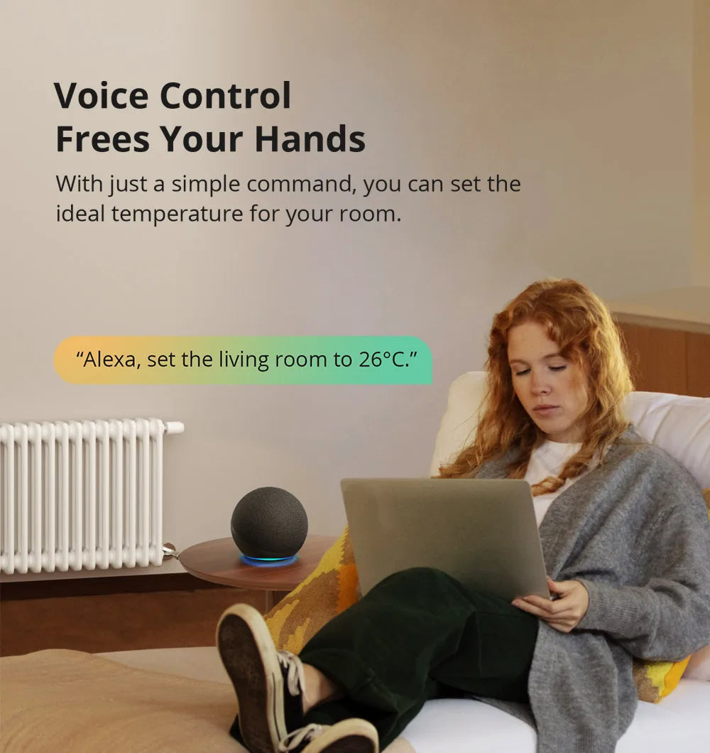 SONOFF TRVZB Zigbee Smart Thermostatic Radiator Valve Temperature Controller Smart Home Automation Via Alexa Google SmartThings