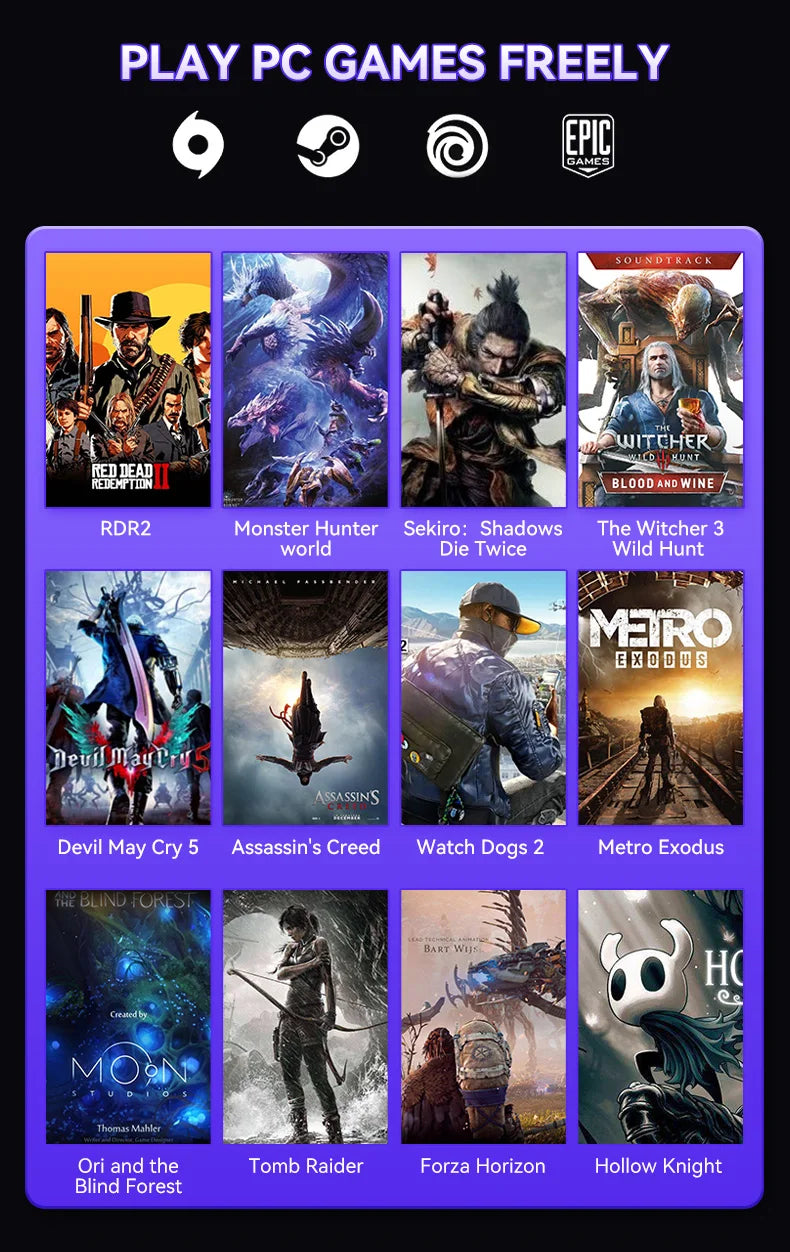 Wireless RGB Game Controller for Switch OLED / Lite – Turbo, Programmable, 600/1000mAh Battery