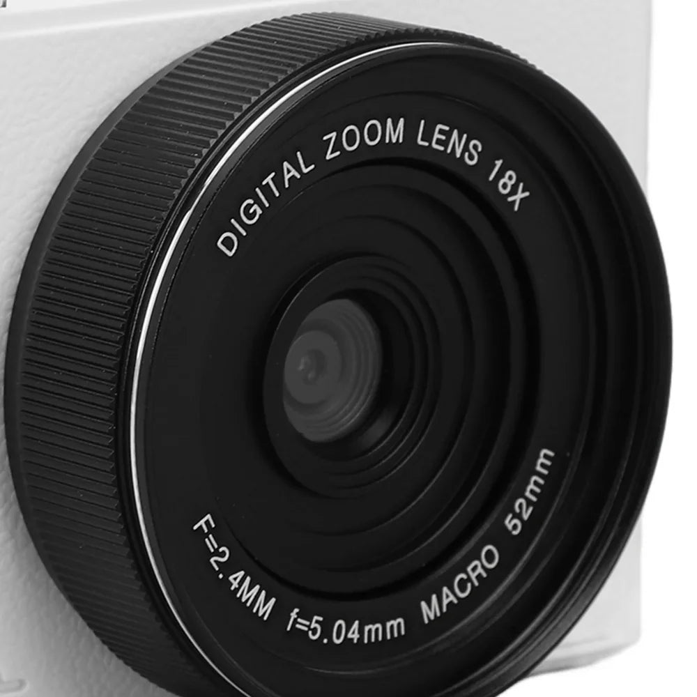 "64MP 4K Digital Camera – Flip Screen, WiFi, 18X Zoom & Vintage Vlogging Style"