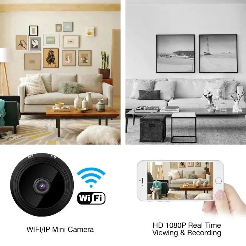 "A9 Mini Wireless WiFi Camera – Smart Home Security & Baby Monitor"