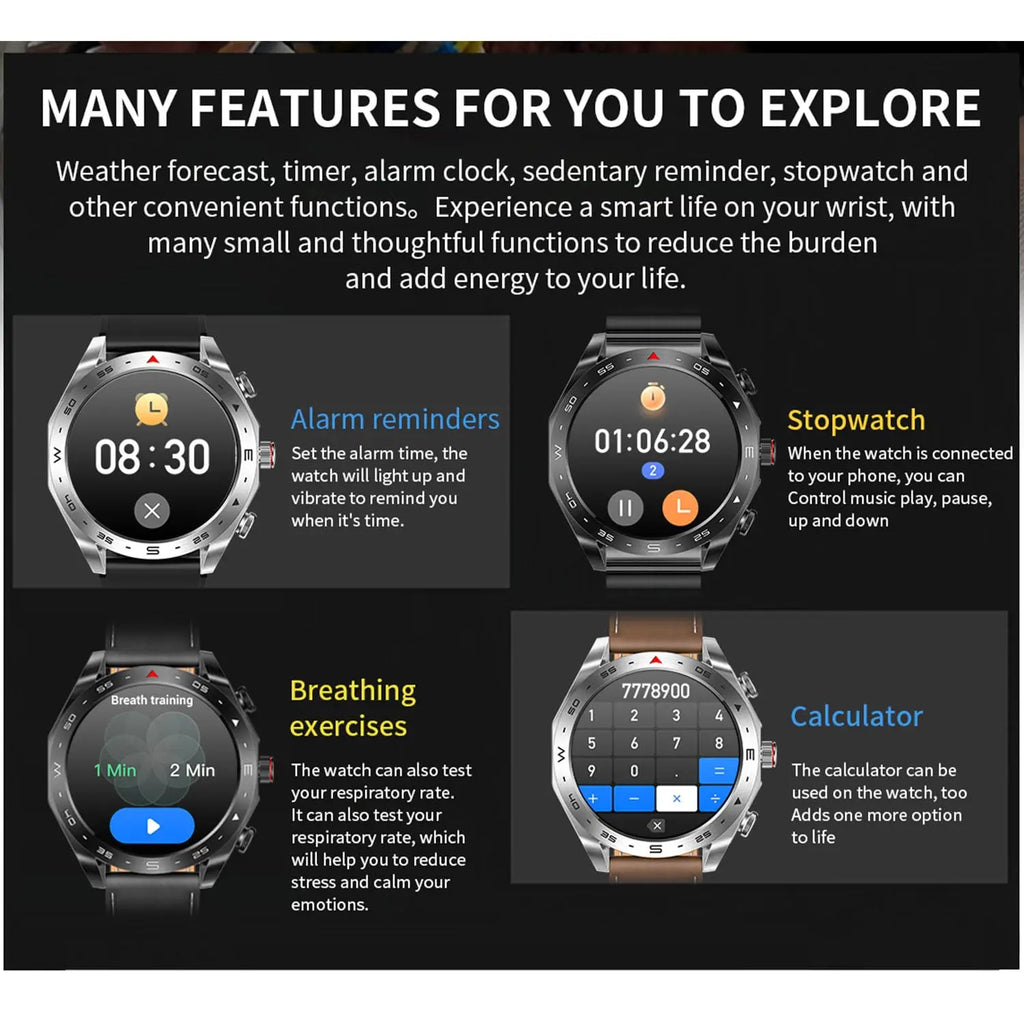 2025 Smartwatch + TWS Earbuds – Bluetooth, GPS, Heart Rate, HIFI Sound & Calls