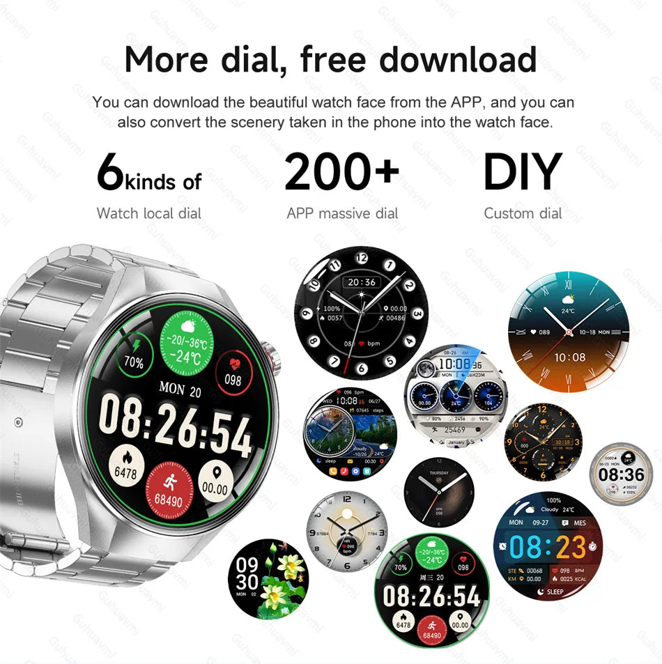 G5 Pro 2025 Smartwatch – 1.75” AMOLED, GPS, Heart Rate & Bluetooth Call, IP68