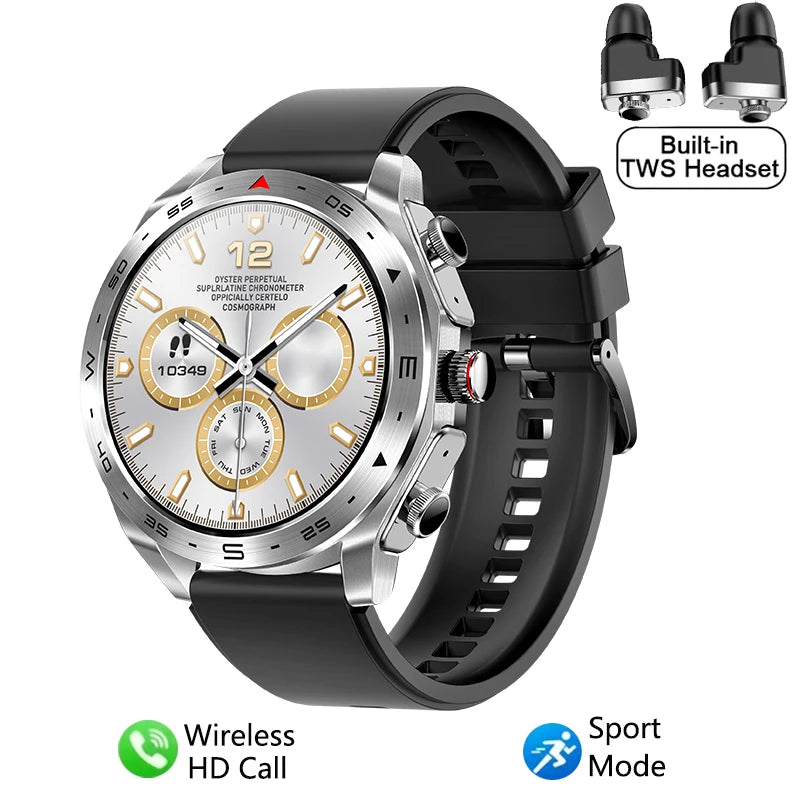 2025 Smartwatch + TWS Earbuds – Bluetooth, GPS, Heart Rate, HIFI Sound & Calls