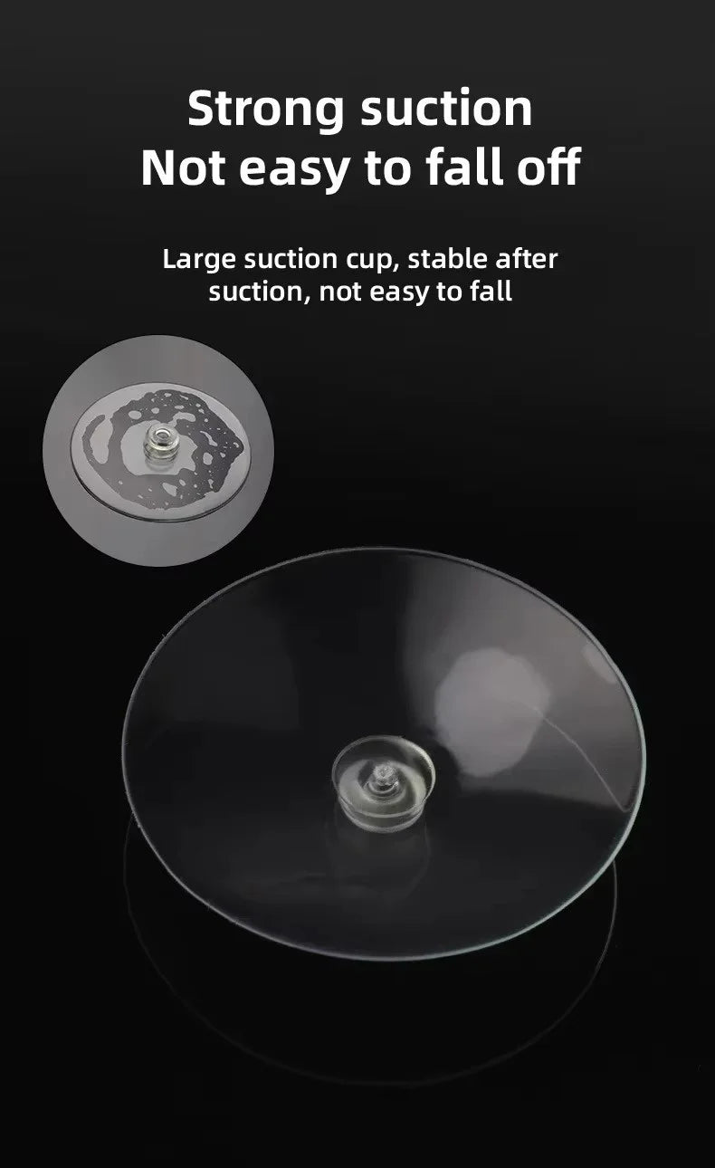 Portable Bluetooth Speaker – LED, IPX4 Waterproof, Loud Mini Stereo with Suction Cup