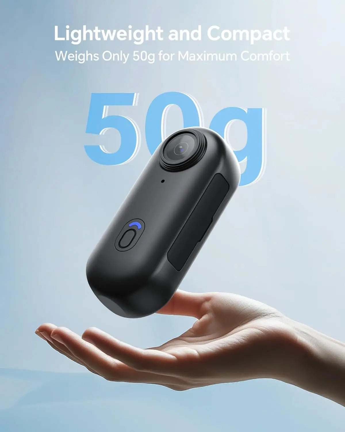 4K Mini Wearable Camera – 1080P, 128GB, Rotatable Clip & Helmet Mount