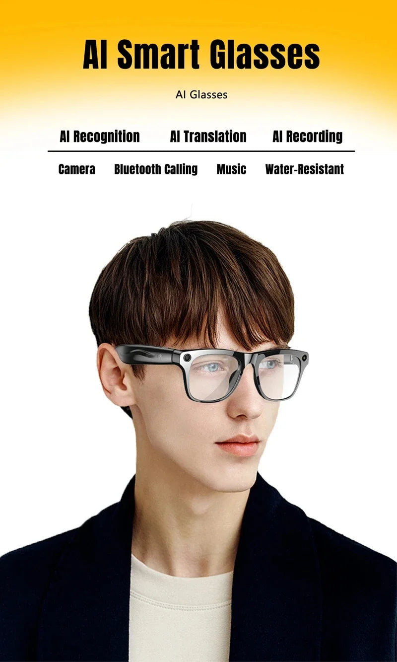 Xiaomi 6K HD AI Smart Glasses – Photochromic, Bluetooth Call, Music & Translate Camera