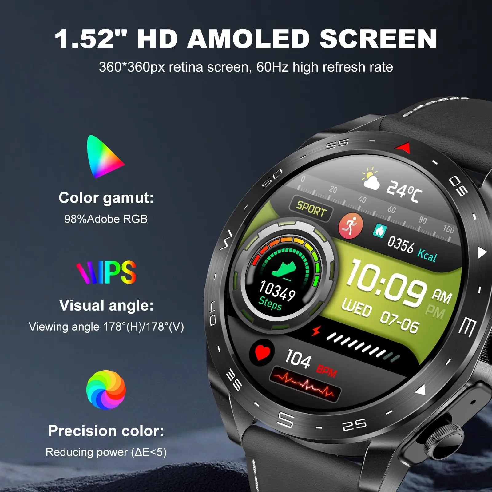 2025 Smartwatch + TWS Earbuds – Bluetooth, GPS, Heart Rate, HIFI Sound & Calls