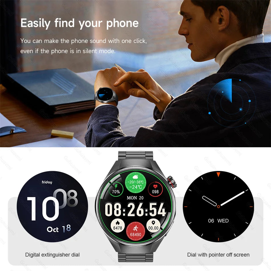 G5 Pro 2025 Smartwatch – 1.75” AMOLED, GPS, Heart Rate & Bluetooth Call, IP68