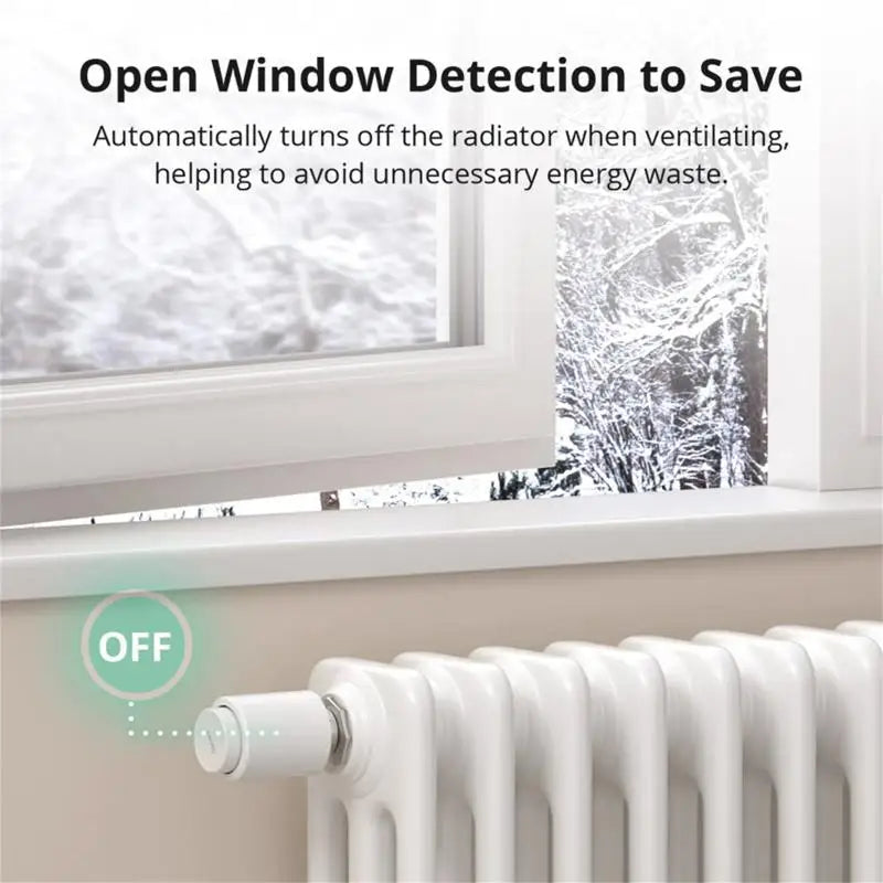 SONOFF TRVZB Zigbee Smart Thermostatic Radiator Valve Temperature Controller Smart Home Automation Via Alexa Google SmartThings