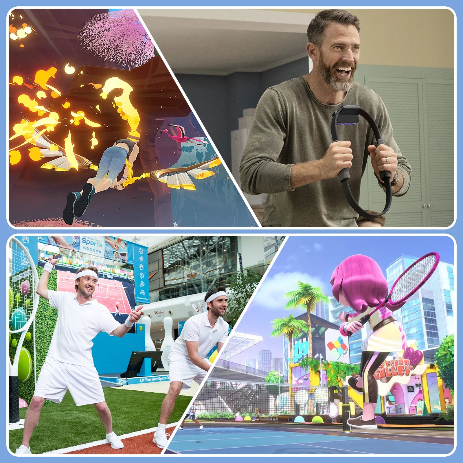 Wireless Gamepad for Nintendo Switch – RGB LED, Turbo, Dual Vibration Controller