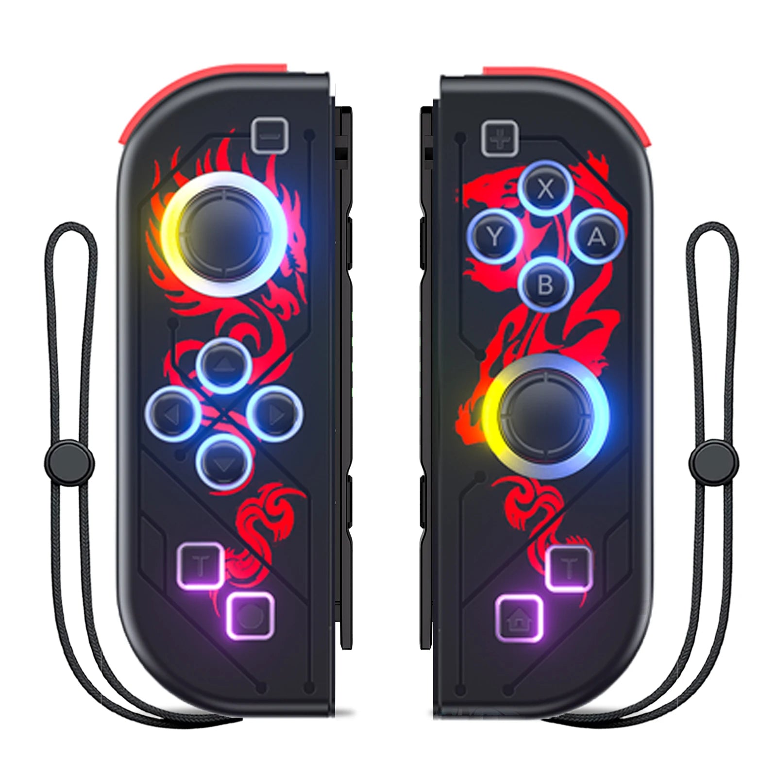 Wireless Gamepad for Nintendo Switch – RGB LED, Turbo, Dual Vibration Controller