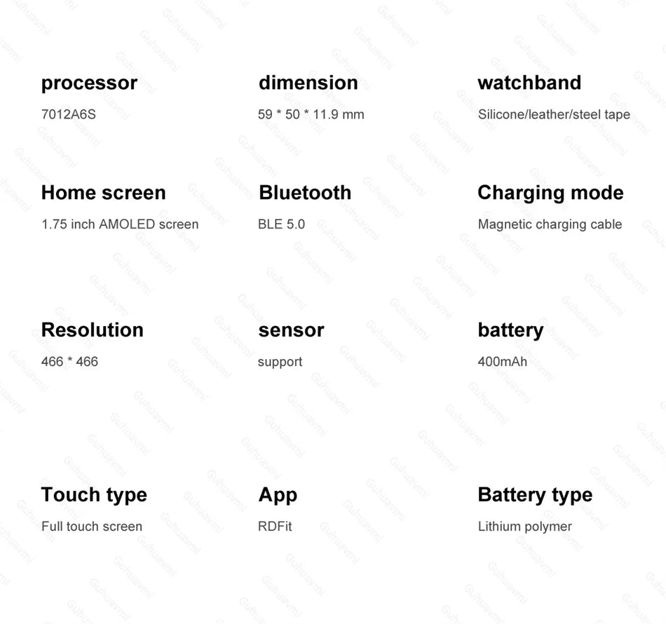 G5 Pro 2025 Smartwatch – 1.75” AMOLED, GPS, Heart Rate & Bluetooth Call, IP68