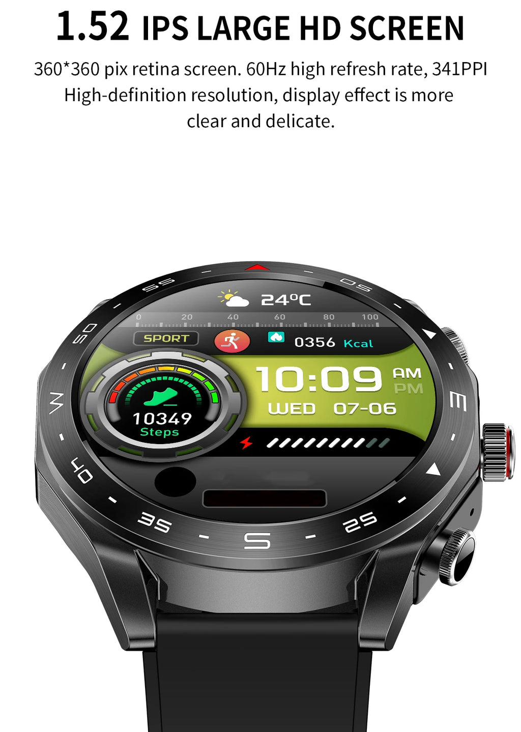 2025 Smartwatch + TWS Earbuds – Bluetooth, GPS, Heart Rate, HIFI Sound & Calls