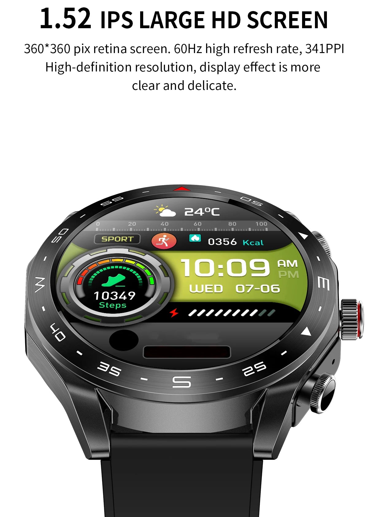 2025 Smartwatch + TWS Earbuds – Bluetooth, GPS, Heart Rate, HIFI Sound & Calls