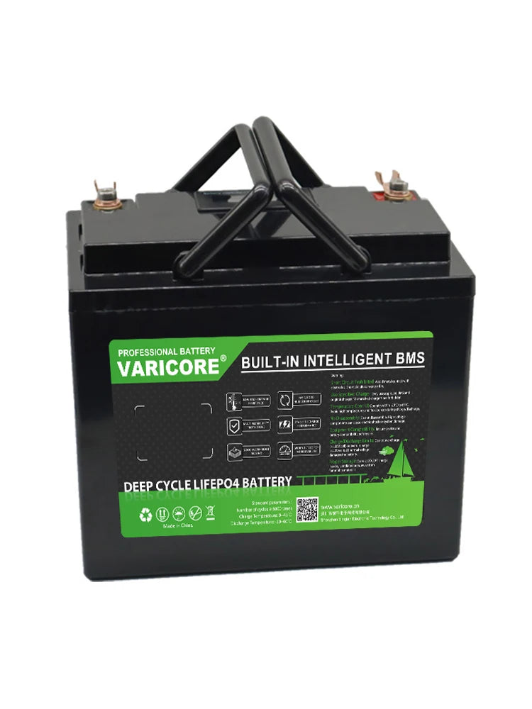 VariCore LiFePO4 Battery – 12V/12.8V, 60Ah-310Ah, Lithium Iron Phosphate for Travel & Camping