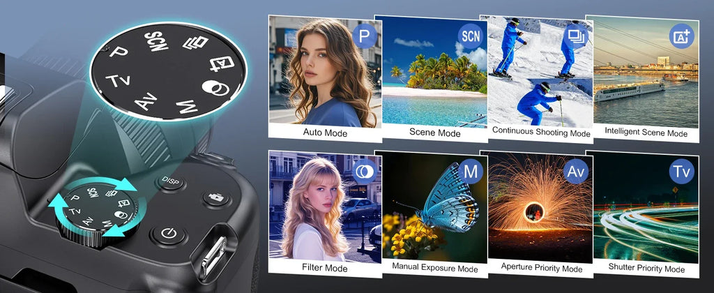 "72MP 4K DSLR – 12X Zoom, 3” Flip Screen, YouTube & Vlog Ready"