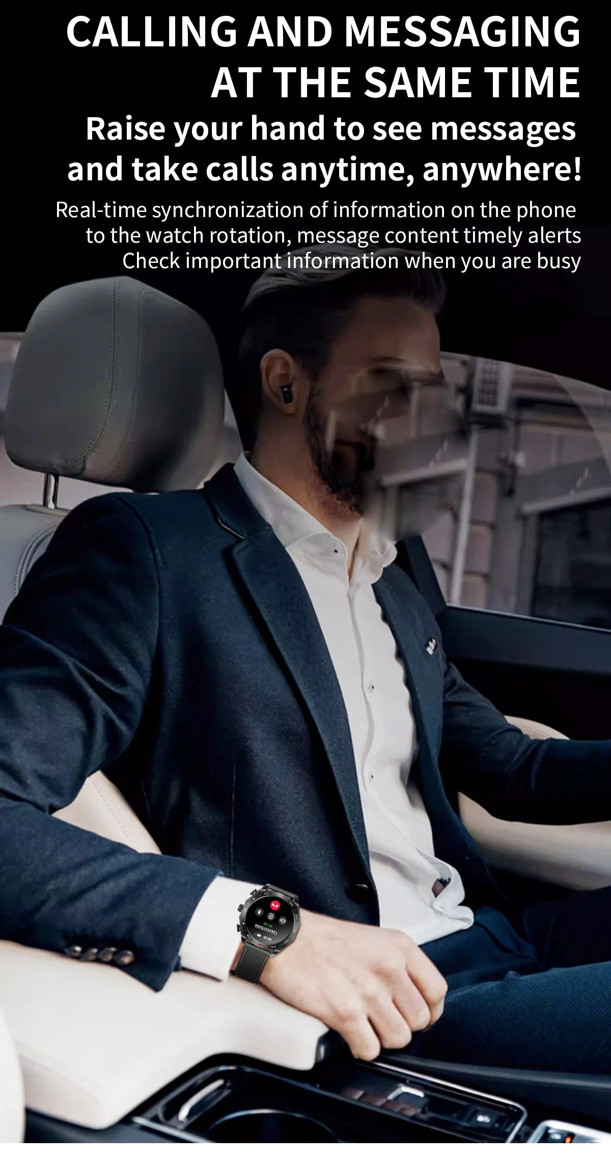 2025 Smartwatch + TWS Earbuds – Bluetooth, GPS, Heart Rate, HIFI Sound & Calls