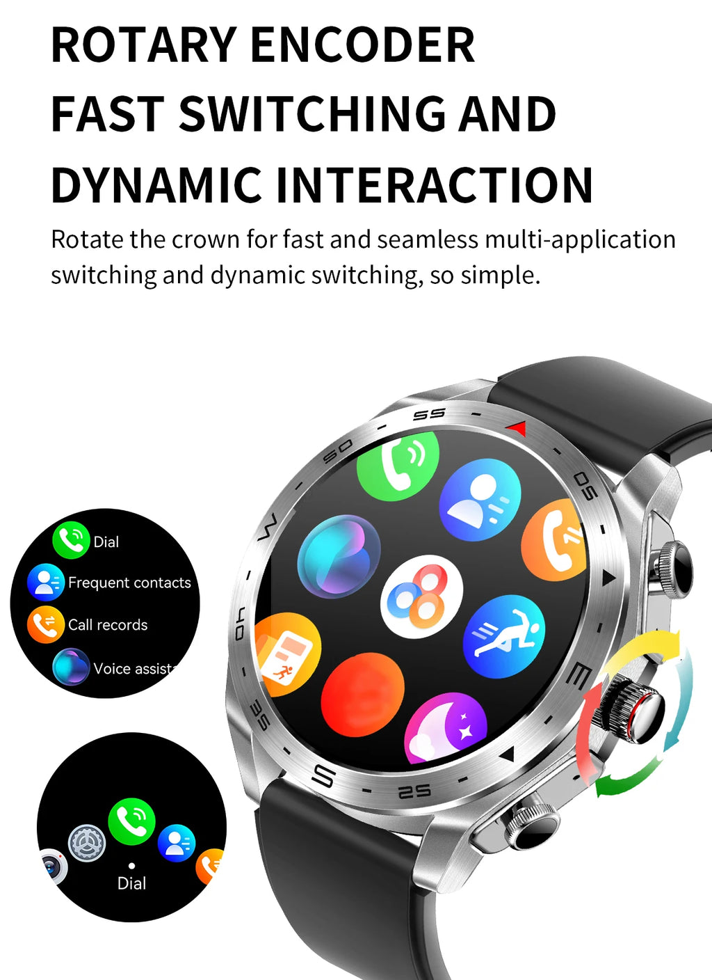 2025 Smartwatch + TWS Earbuds – Bluetooth, GPS, Heart Rate, HIFI Sound & Calls