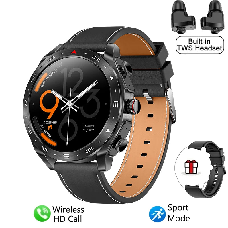 2025 Smartwatch + TWS Earbuds – Bluetooth, GPS, Heart Rate, HIFI Sound & Calls