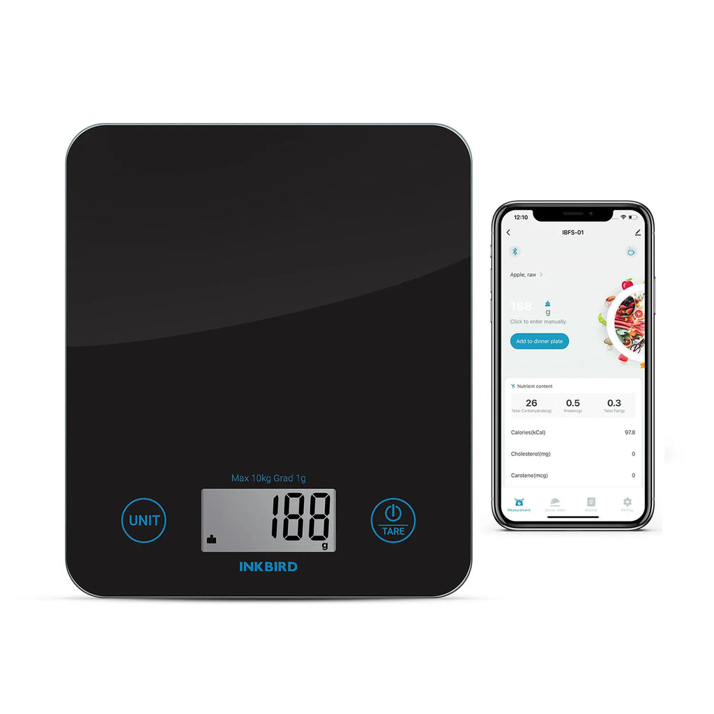INKBIRD Smart Bluetooth Food Scale – Tare & Multi-Unit