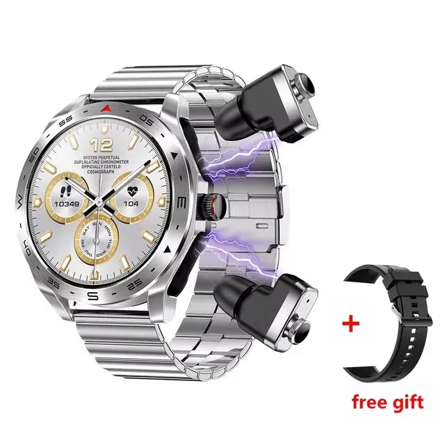 2025 Smartwatch + TWS Earbuds – Bluetooth, GPS, Heart Rate, HIFI Sound & Calls