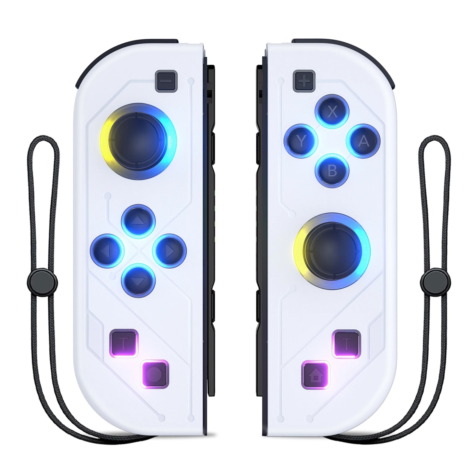 Wireless Gamepad for Nintendo Switch – RGB LED, Turbo, Dual Vibration Controller
